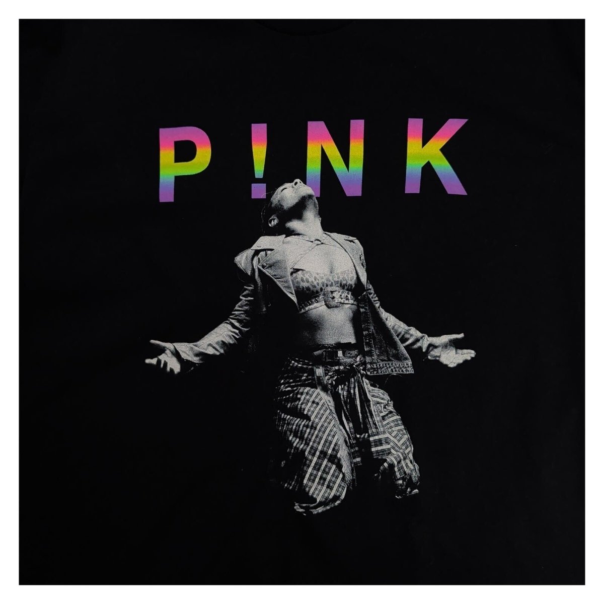 P!NK Rainbow Praise Summer Carnival 2024 Tour T-Shirt XL Black Official – product photo 3 | RewearableUK