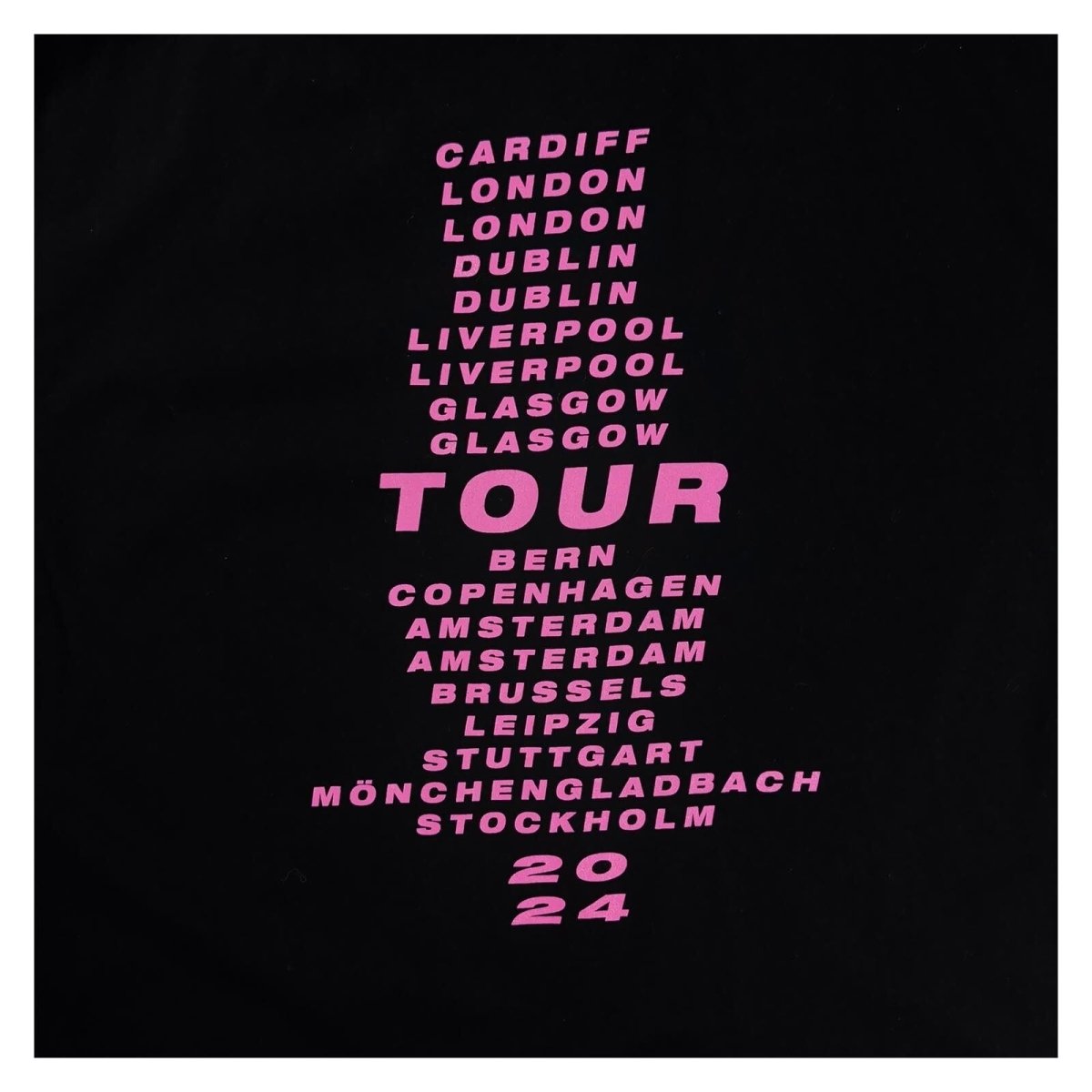 P!NK Rainbow Praise Summer Carnival 2024 Tour T-Shirt XL Black Official – product photo 4 | RewearableUK