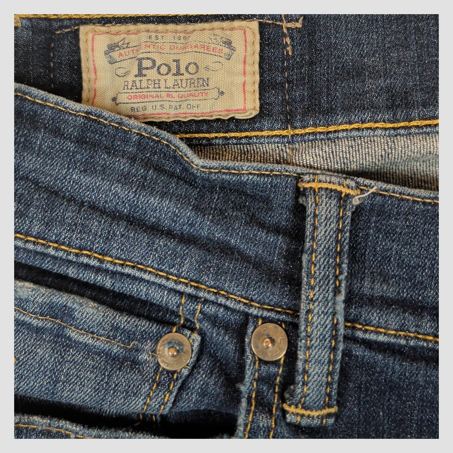 Polo Ralph Lauren Blue Slim Jeans Approx W31 Womens Denim by Polo Ralph Lauren – JEANS | RewearableUK