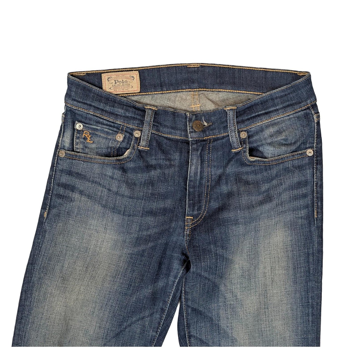 polo ralph lauren womens faded blue stretch skinny denim jeans size 27 by Polo Ralph Lauren – | RewearableUK