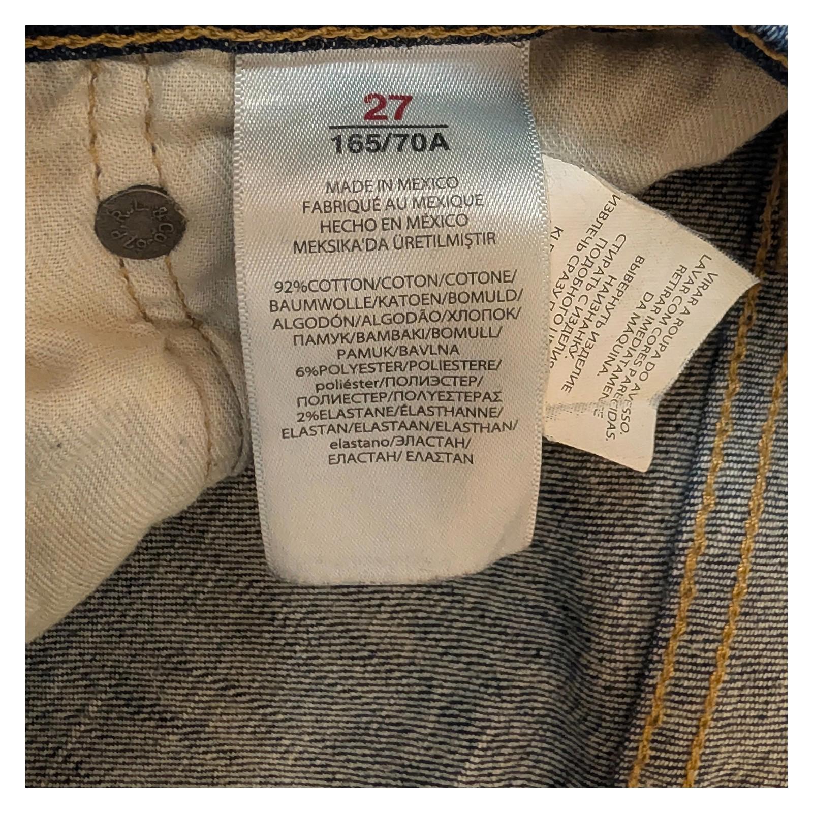 polo ralph lauren womens faded blue stretch skinny denim jeans size 27 by Polo Ralph Lauren – | RewearableUK
