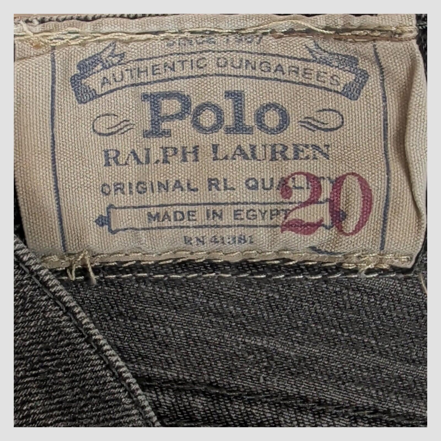 polo ralph lauren womens grey skinny stretch jeans size 20 by Polo Ralph Lauren – JEANS | RewearableUK