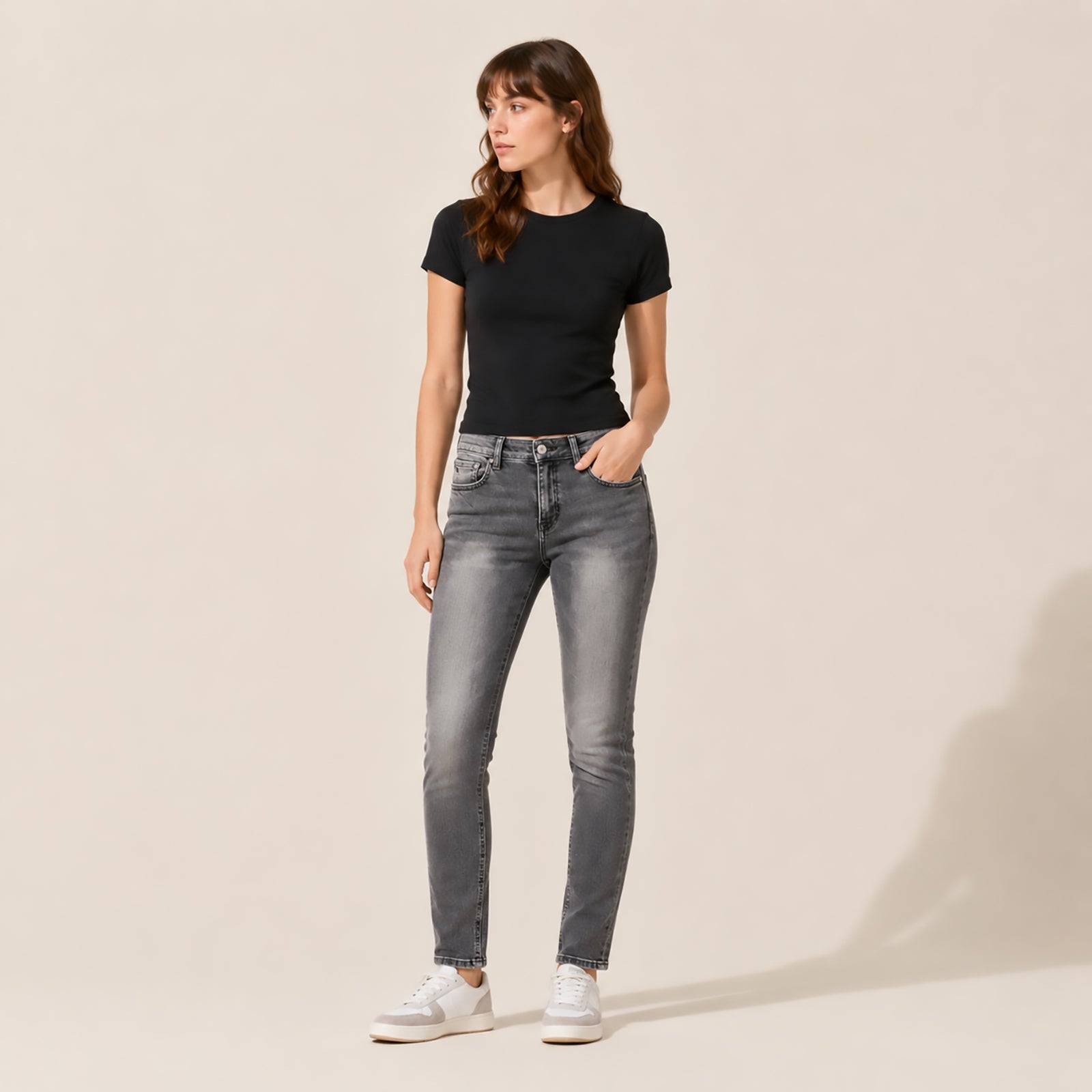 polo ralph lauren womens grey skinny stretch jeans size 20 by Polo Ralph Lauren – JEANS | RewearableUK