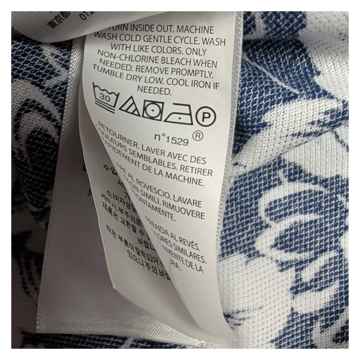Polo Ralph Lauren Women's Knit Oxford Shirt M Blue White Floral Cotton Logo – product photo 7 | RewearableUK