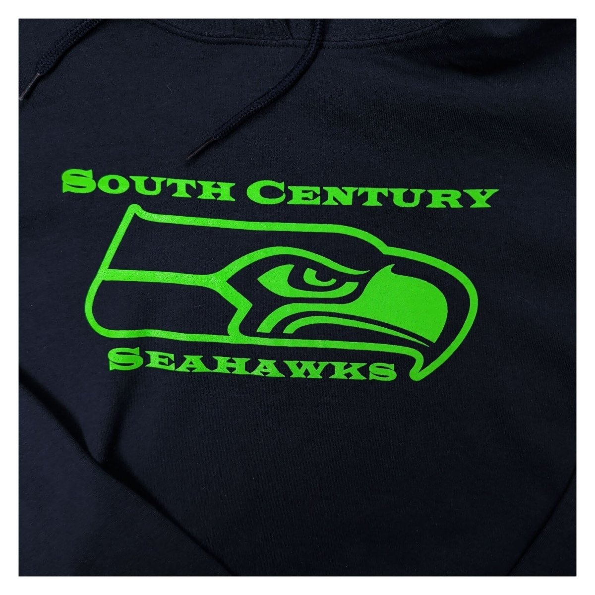 Port & Company South Century Seahawks Dalton 27 Hoodie L Navy Green – product photo 3 | RewearableUK