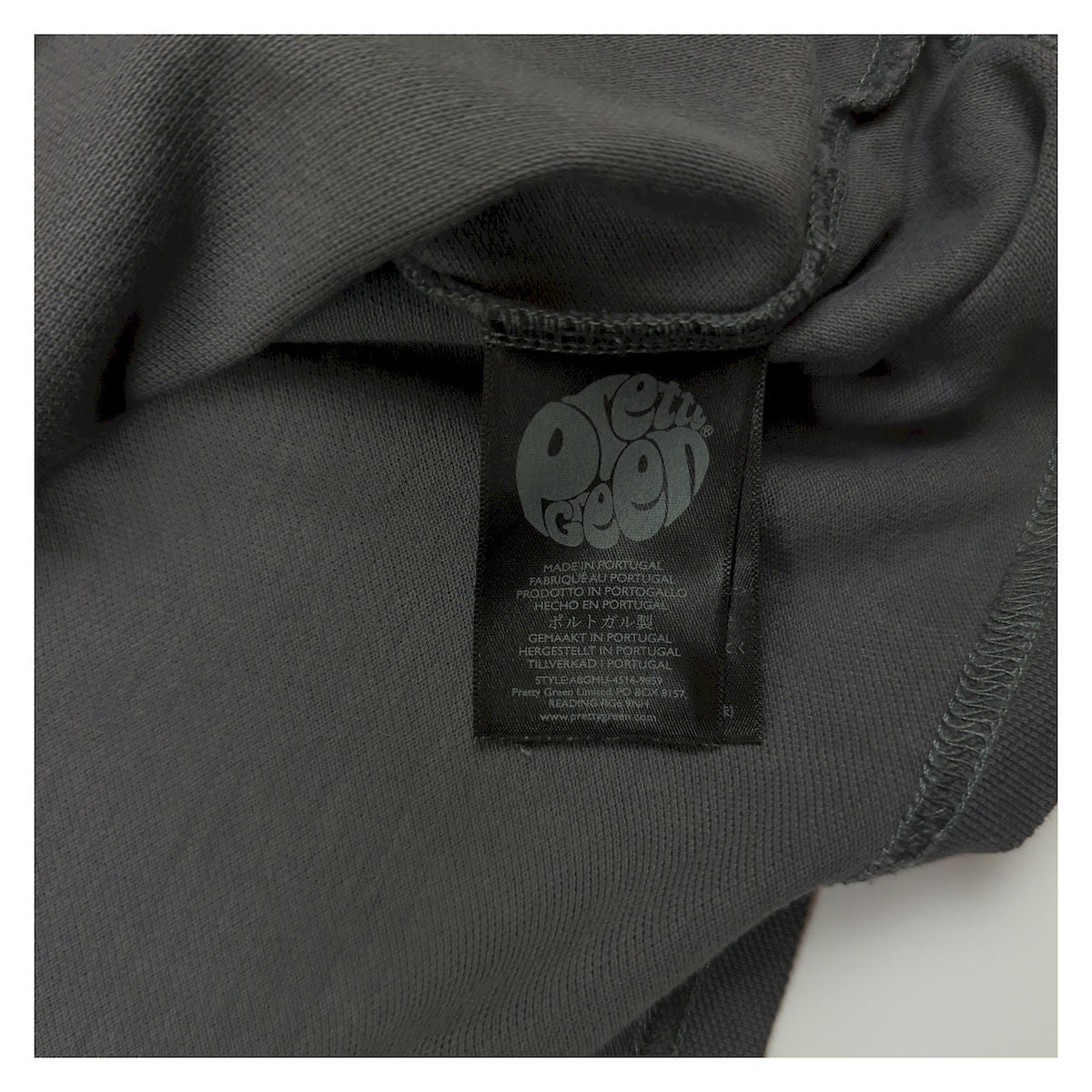 Pretty Green Cotton Polo Shirt Grey | Men's Medium by Pretty Green – T-Shirts | RewearableUK