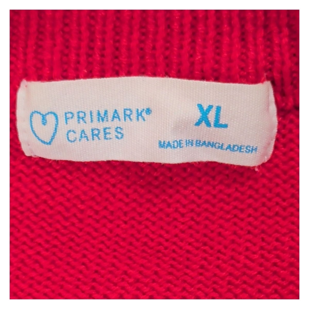 Primark Womens Santa Scooter Christmas Jumper XL Red Pink Sequin – product photo 3 | RewearableUK