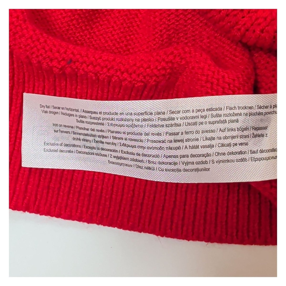 Primark Womens Santa Scooter Christmas Jumper XL Red Pink Sequin – product photo 6 | RewearableUK