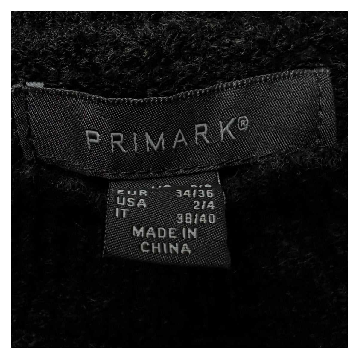 Primark Women's Sequin Christmas Party Jumper XS Black Geometric Knit – Christmas Jumper product photo 3 | RewearableUK