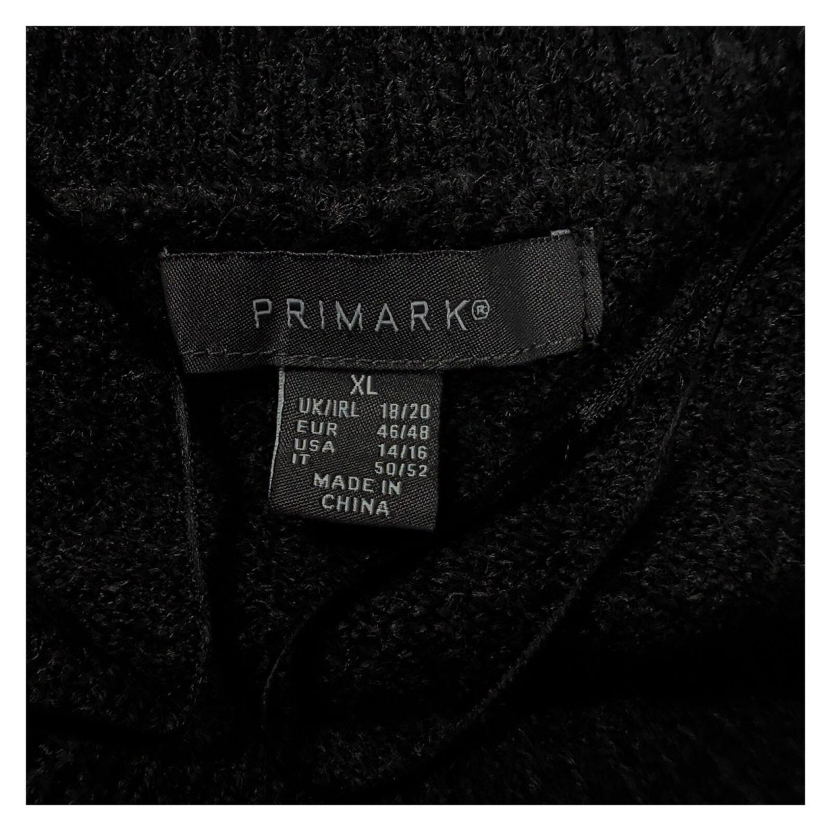Primark Women's Sequin Jumper XL 18-20 Black Multicolour Geometric Party Sparkle – product photo 3 | RewearableUK