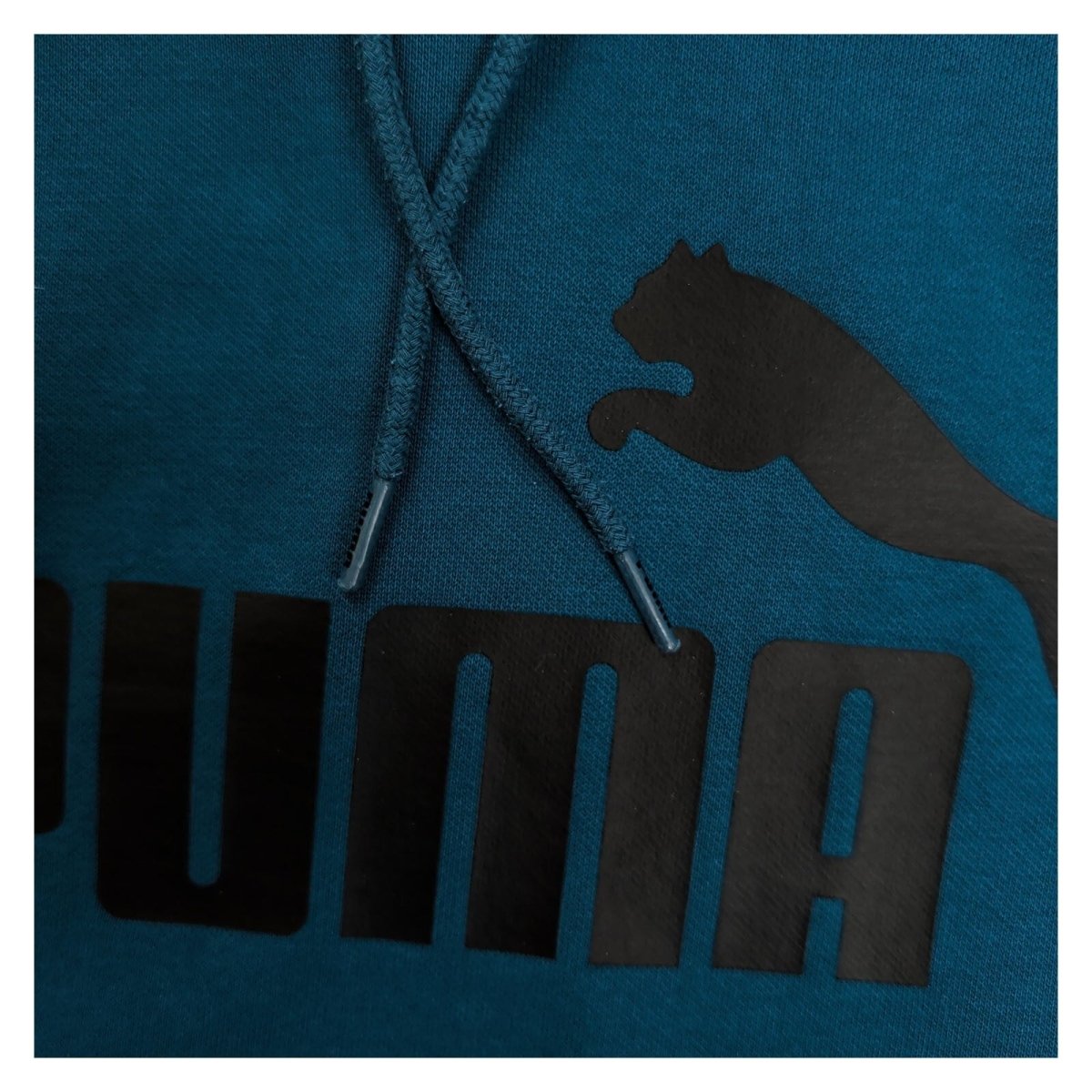 Puma Men's Hoodie M Teal Blue Graphic Print – product photo 6 | RewearableUK