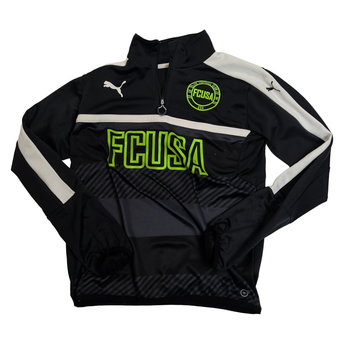 Puma Men's Jacket M Black FCUSA Graphic Sportswear – product photo 3 | RewearableUK