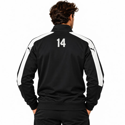 Puma Men's Jacket M Black FCUSA Quarter Zip Casual Sportswear – Jacket product photo 2 | RewearableUK