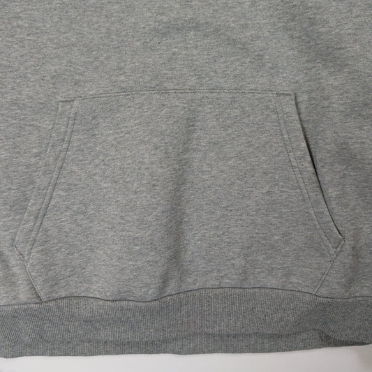 Puma Men's Logo Hoodie Size L Grey Cotton Blend Pullover Kangaroo Pocket – Hoodie product photo 2 | RewearableUK