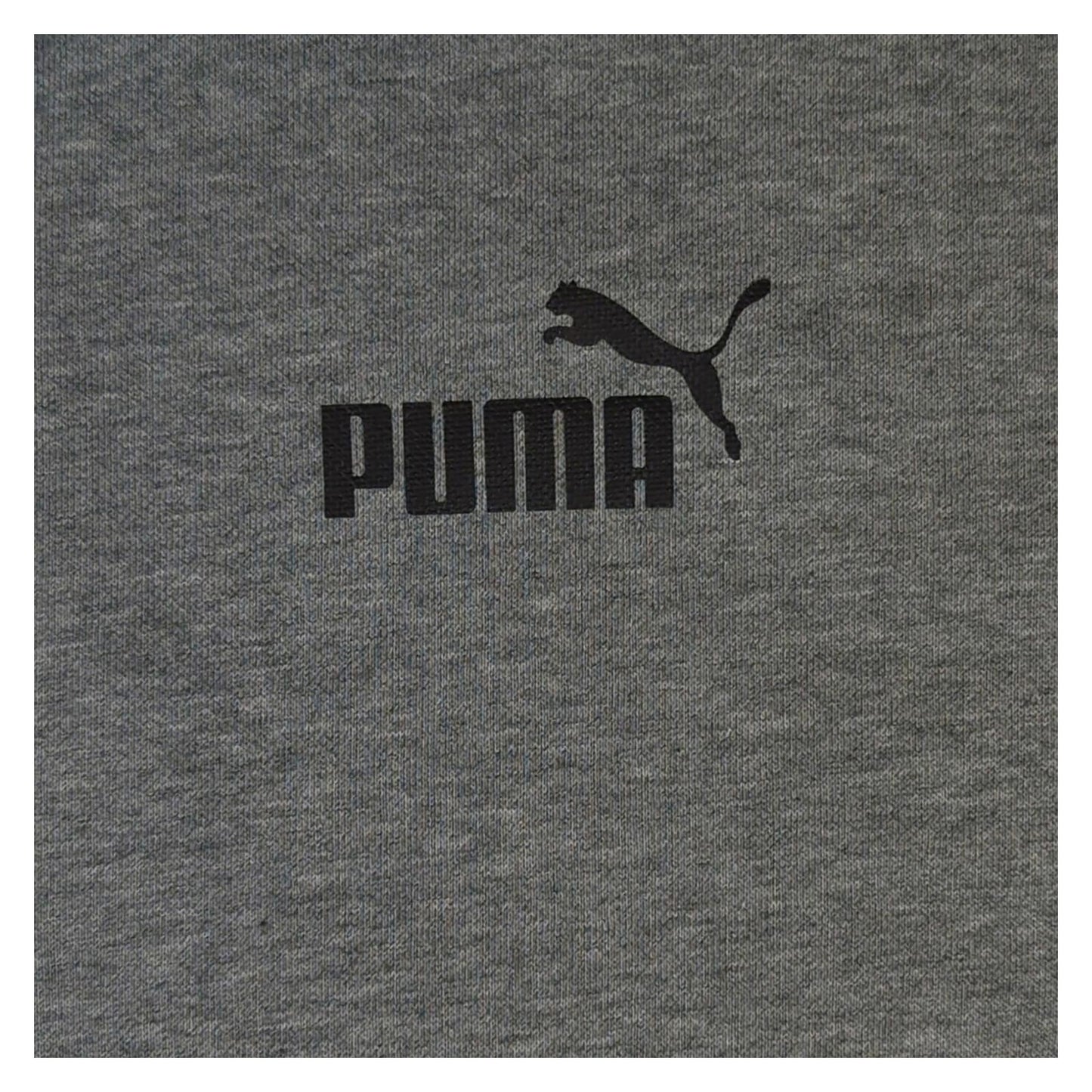 PUMA Puma Mens Sweatshirt Medium Grey Full Zip Hoodie Jumper Long Sleeve Cotton Top Sweater & Hoodie RewearableUK