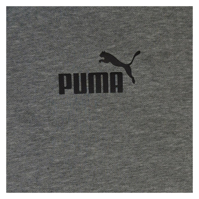 PUMA Puma Mens Sweatshirt Medium Grey Full Zip Hoodie Jumper Long Sleeve Cotton Top Sweater & Hoodie RewearableUK