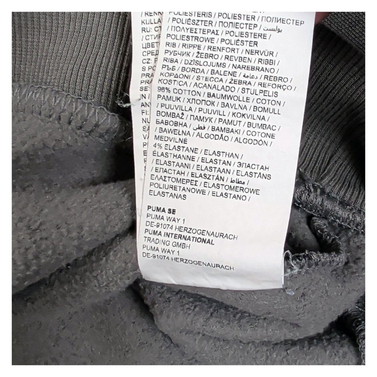 Puma Mens Sweatshirt S Grey Logo Printed – product photo 7 | RewearableUK