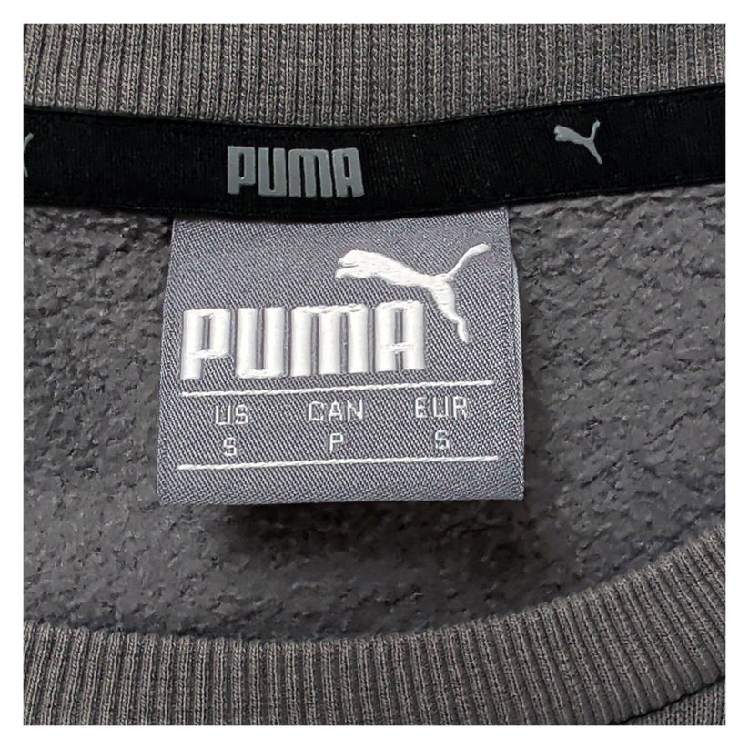 Puma Mens Sweatshirt S Grey Logo Printed – product photo 3 | RewearableUK