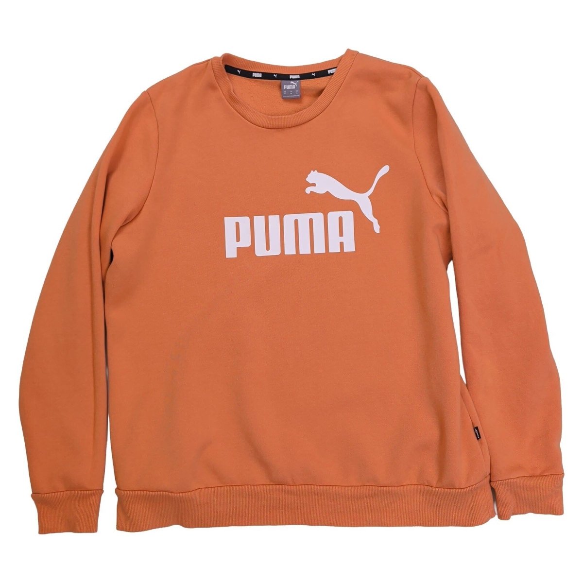 Puma Unisex Adults Sweatshirt Regular XL Orange Graphic Print – product photo 2 | RewearableUK