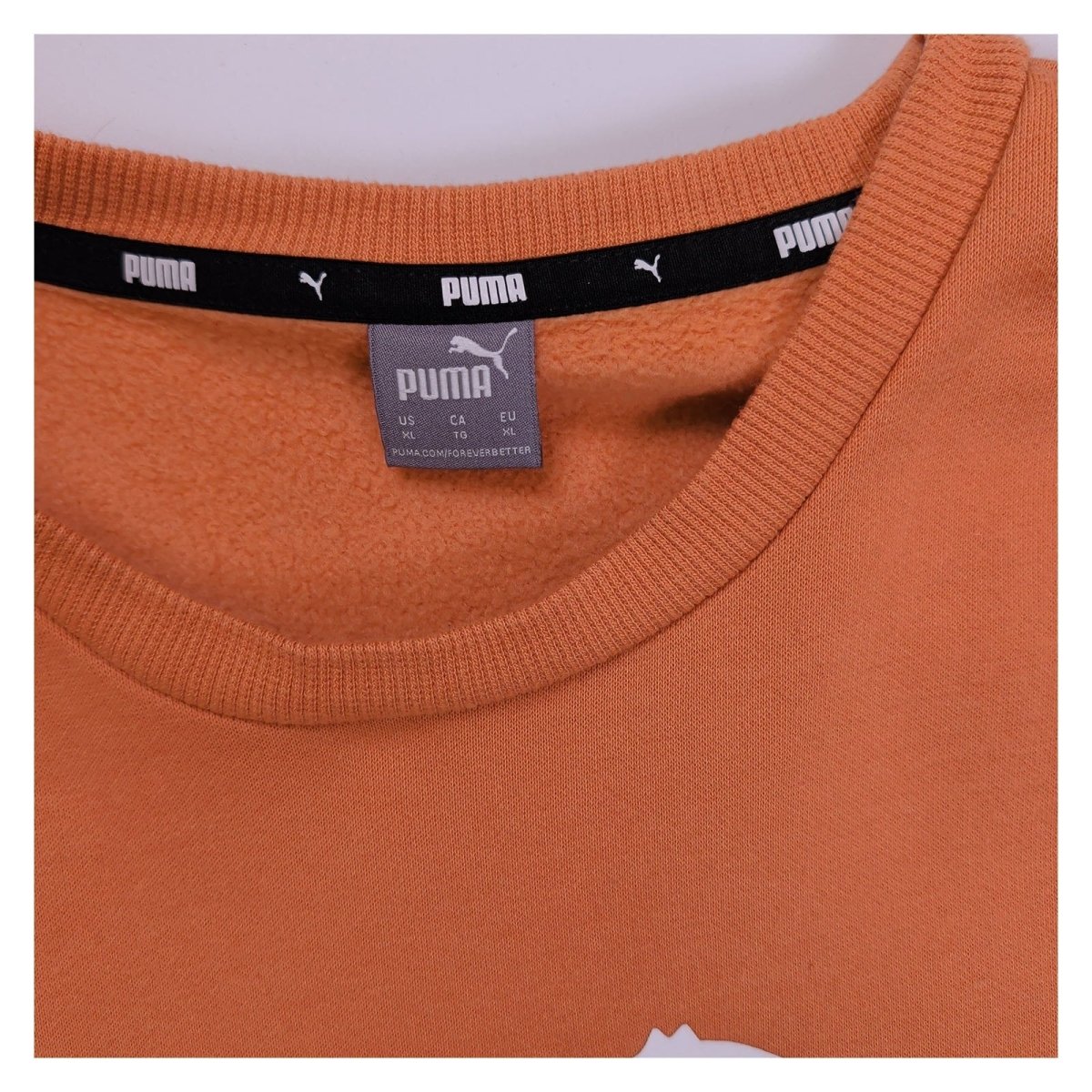 Puma Unisex Adults Sweatshirt Regular XL Orange Graphic Print – product photo 7 | RewearableUK
