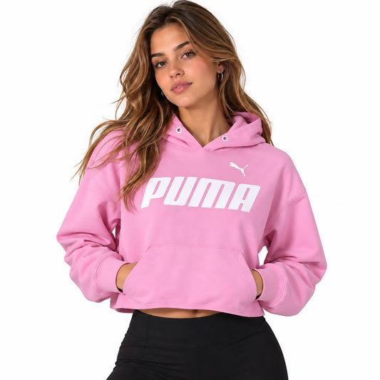 Puma Women's Graphic Hoodie XL Pink – Fair – Sweater & Hoodie product photo 1 | RewearableUK