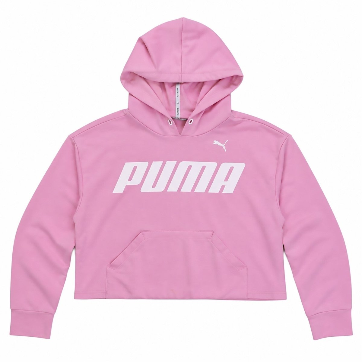 Puma Women's Hoodie XL Pink Graphic Logo Cotton – product photo 1 | RewearableUK