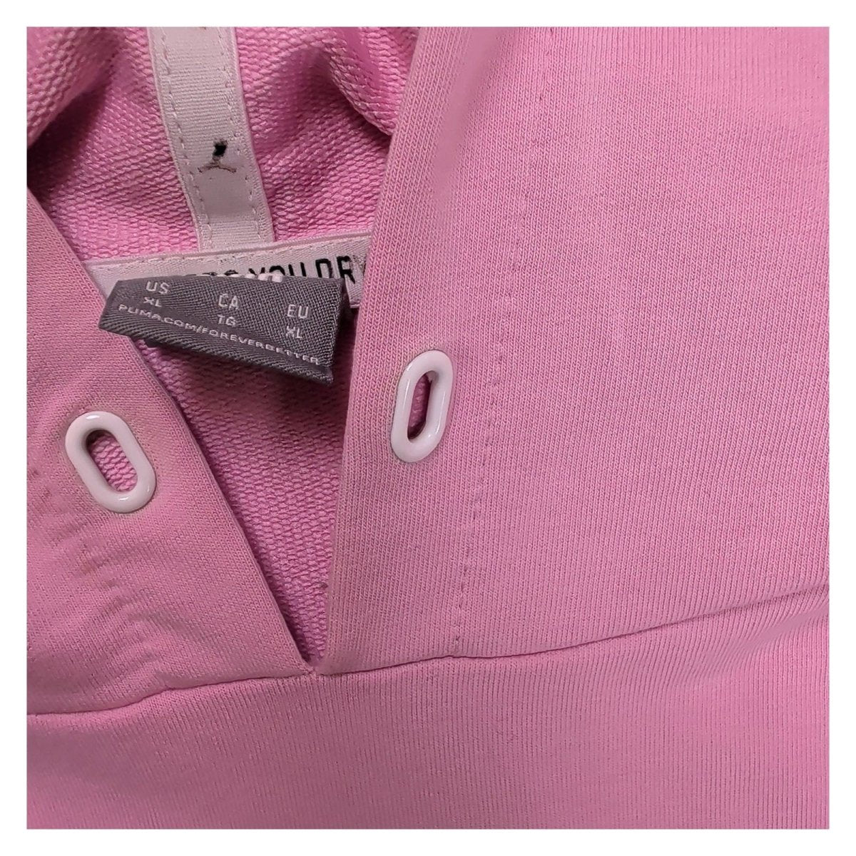 Puma Women's Hoodie XL Pink Graphic Logo Cotton – product photo 4 | RewearableUK