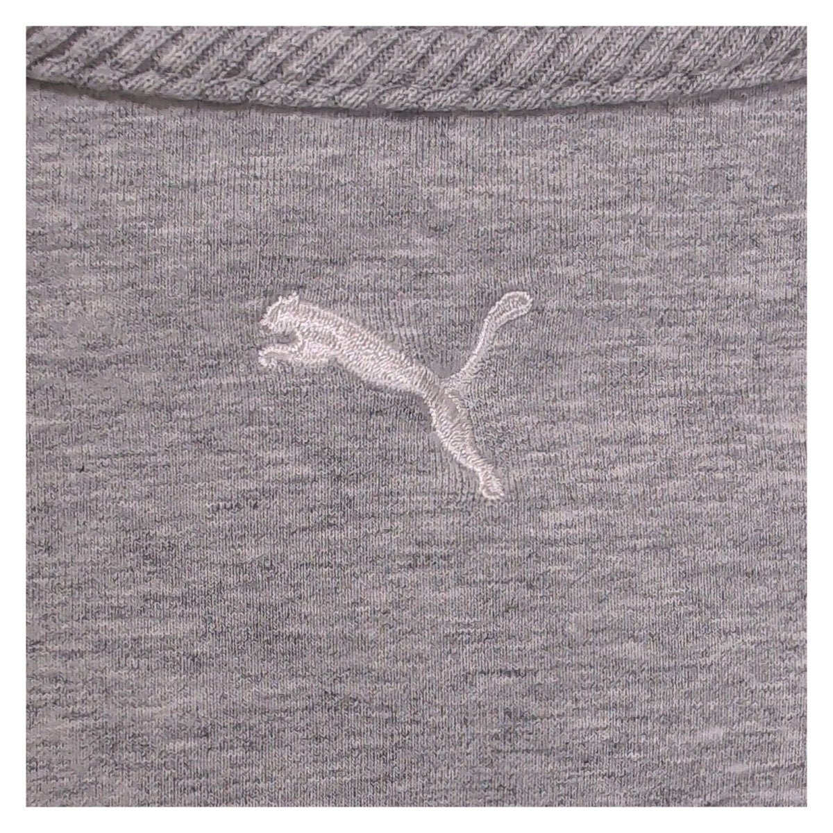 Puma Women's Sweatshirt Regular M Grey Printed Logo 68% Cotton 25% Polyester 7% – product photo 5 | RewearableUK
