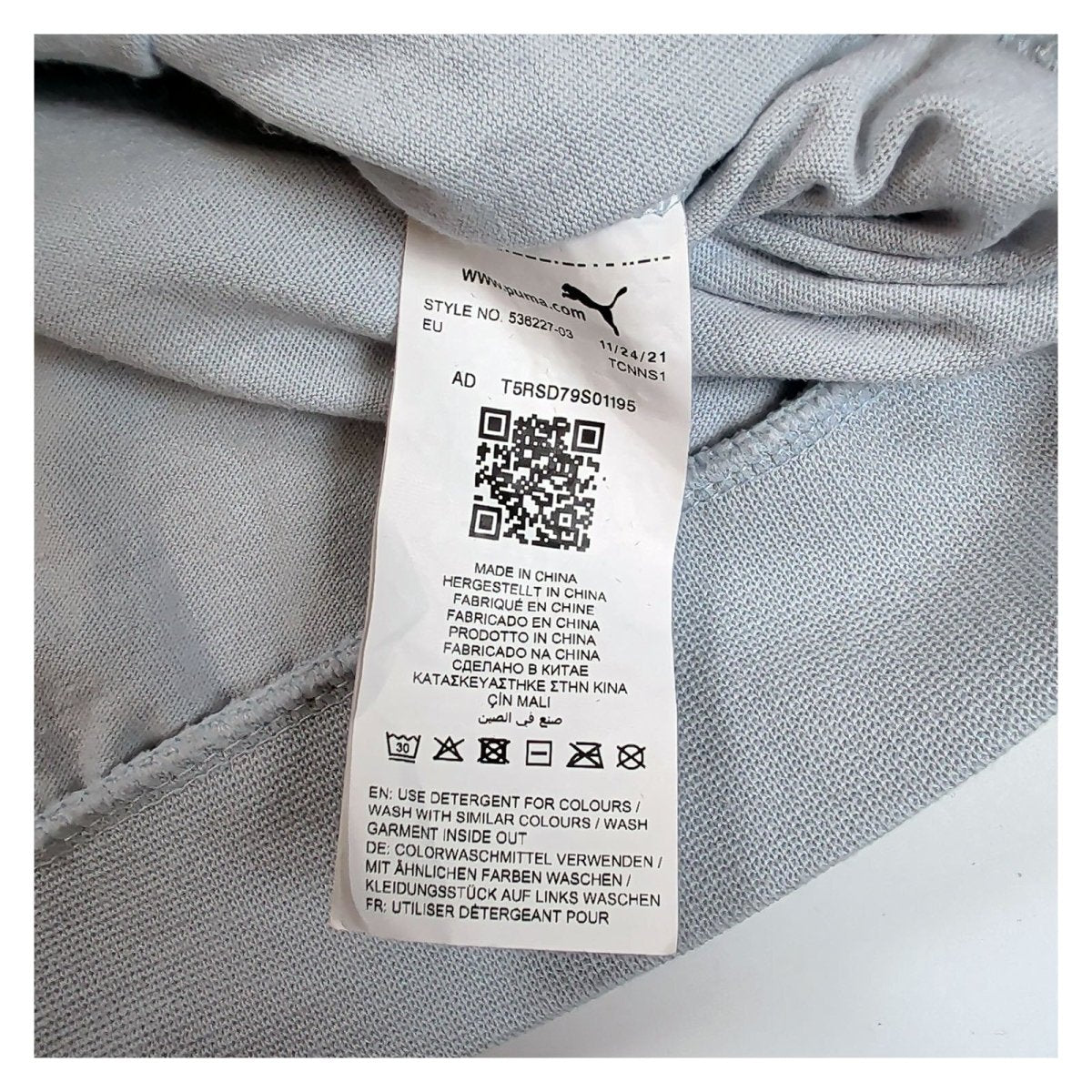 Puma Women's Sweatshirt Small Grey Crew Neck Cotton – product photo 5 | RewearableUK