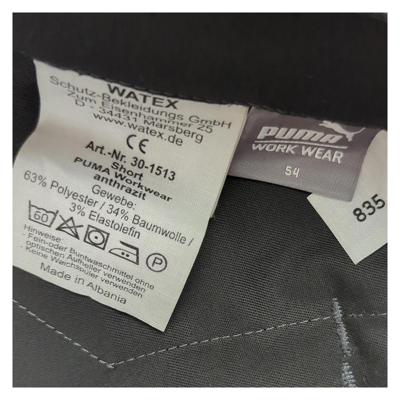 PUMA Puma Workwear Shorts Black Green Size 54 Mens Cargo Utility Durable Work Pants workear RewearableUK