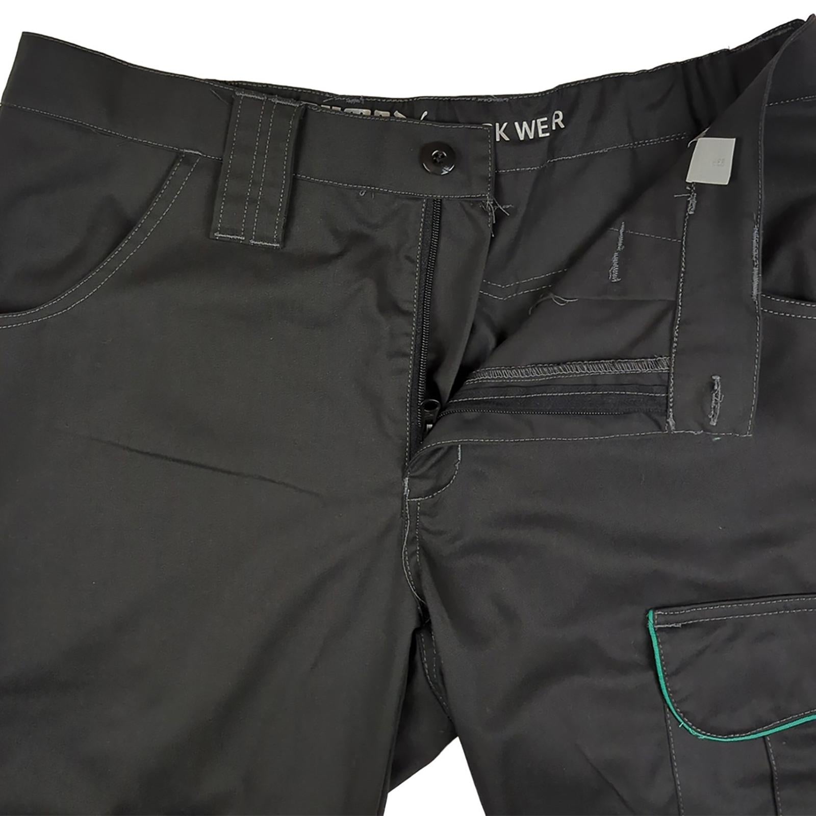 PUMA Puma Workwear Shorts Black Green Size 54 Mens Cargo Utility Durable Work Pants workear RewearableUK