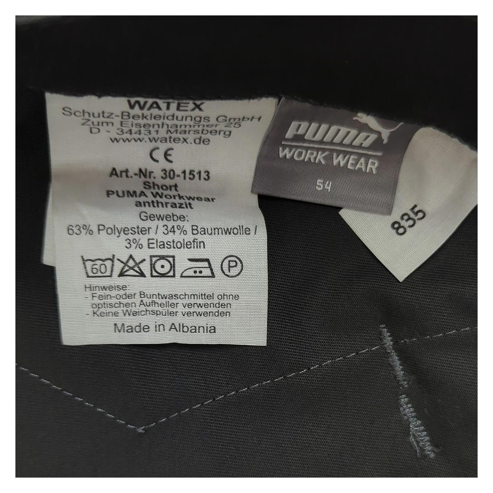 PUMA Puma Workwear Shorts Black Green Size 54 Mens Cargo Utility Durable Work Pants workear RewearableUK