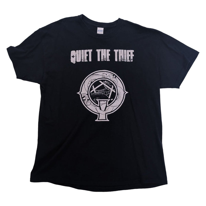 Quiet The Thief Band T-Shirt XL Black Gildan Heavy Cotton Snake Logo Rock Music – T-Shirt product photo 3 | RewearableUK