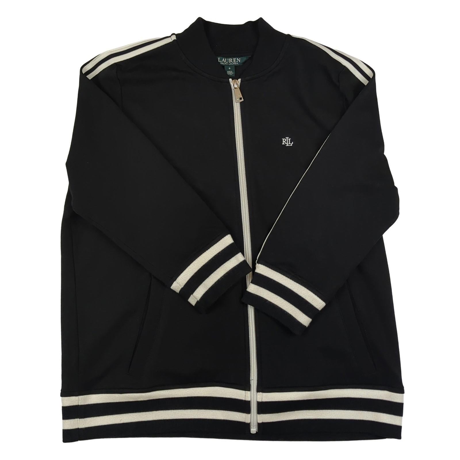Lauren Ralph Lauren Men’s Black Striped Sweater S | Crew Neck Pullover Classic Sweater & Hoodie RewearableUK