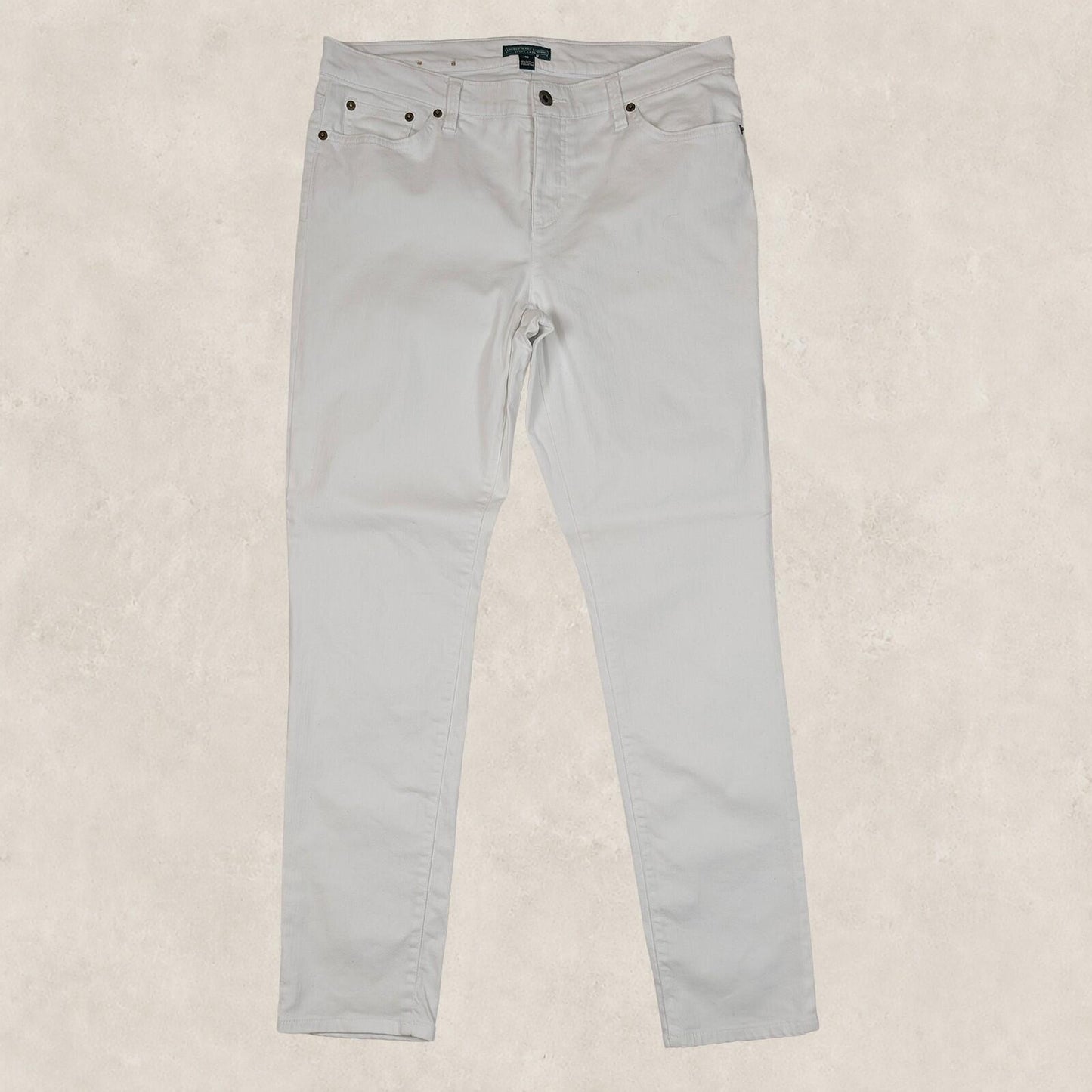 ralph lauren womens white modern skinny stretch cotton casual jeans size 10 by Lauren Ralph Lauren – | RewearableUK