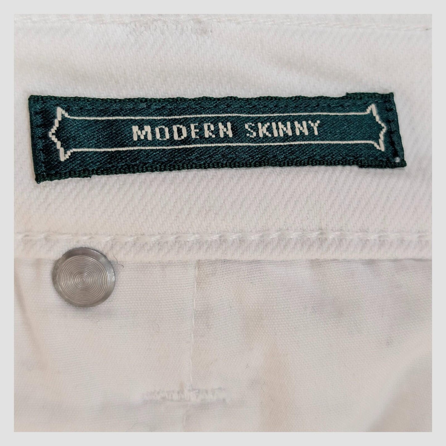 ralph lauren womens white modern skinny stretch cotton casual jeans size 10 by Lauren Ralph Lauren – | RewearableUK