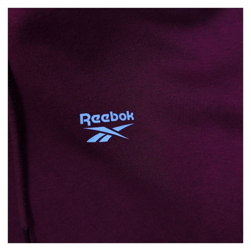 Reebok Womens Burgundy Maroon Pullover Hoodie M Logo Casual Sweatshirt – product photo 8 | RewearableUK