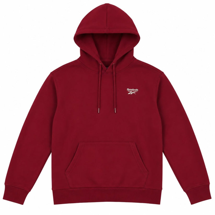Reebok Womens Burgundy Maroon Pullover Hoodie M Logo Casual Sweatshirt – product photo 1 | RewearableUK