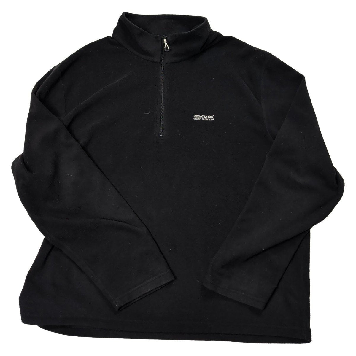Regatta Great Outdoors Quarter Zip Fleece 3XL Black Hiking Pullover – product photo 1 | RewearableUK