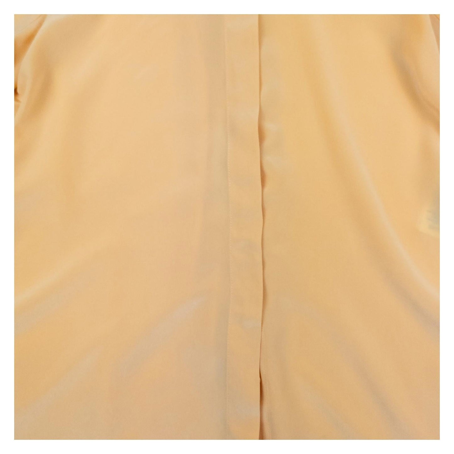 Reiss 100% Silk Shirt Blouse Size UK 8 Mustard Yellow Hidden Button Long Sleeve by Reiss – | RewearableUK