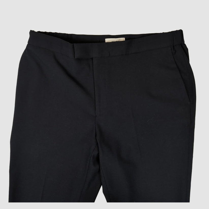 REISS Black Tailored Trousers Elastic Waist Smart UK 8 Slim Fit by Reiss – trousers | RewearableUK