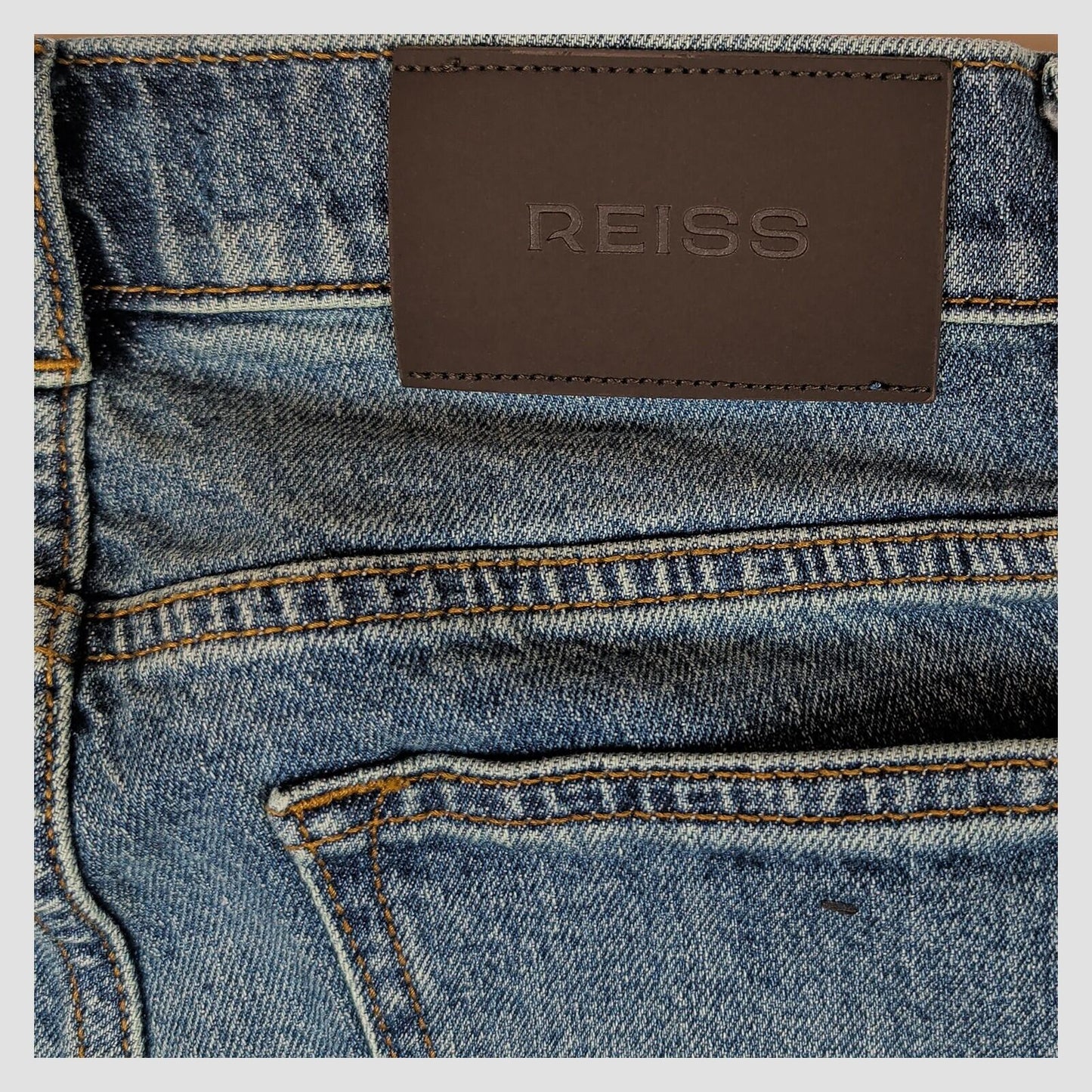 REISS Denim Jeans Blue Slim Fit W28 Mens Premium Casual by Reiss – JEANS | RewearableUK