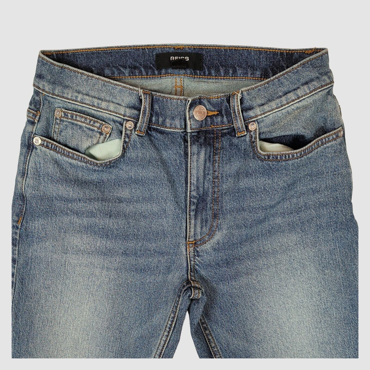 REISS Denim Jeans Blue Slim Fit W28 Mens Premium Casual by Reiss – JEANS | RewearableUK