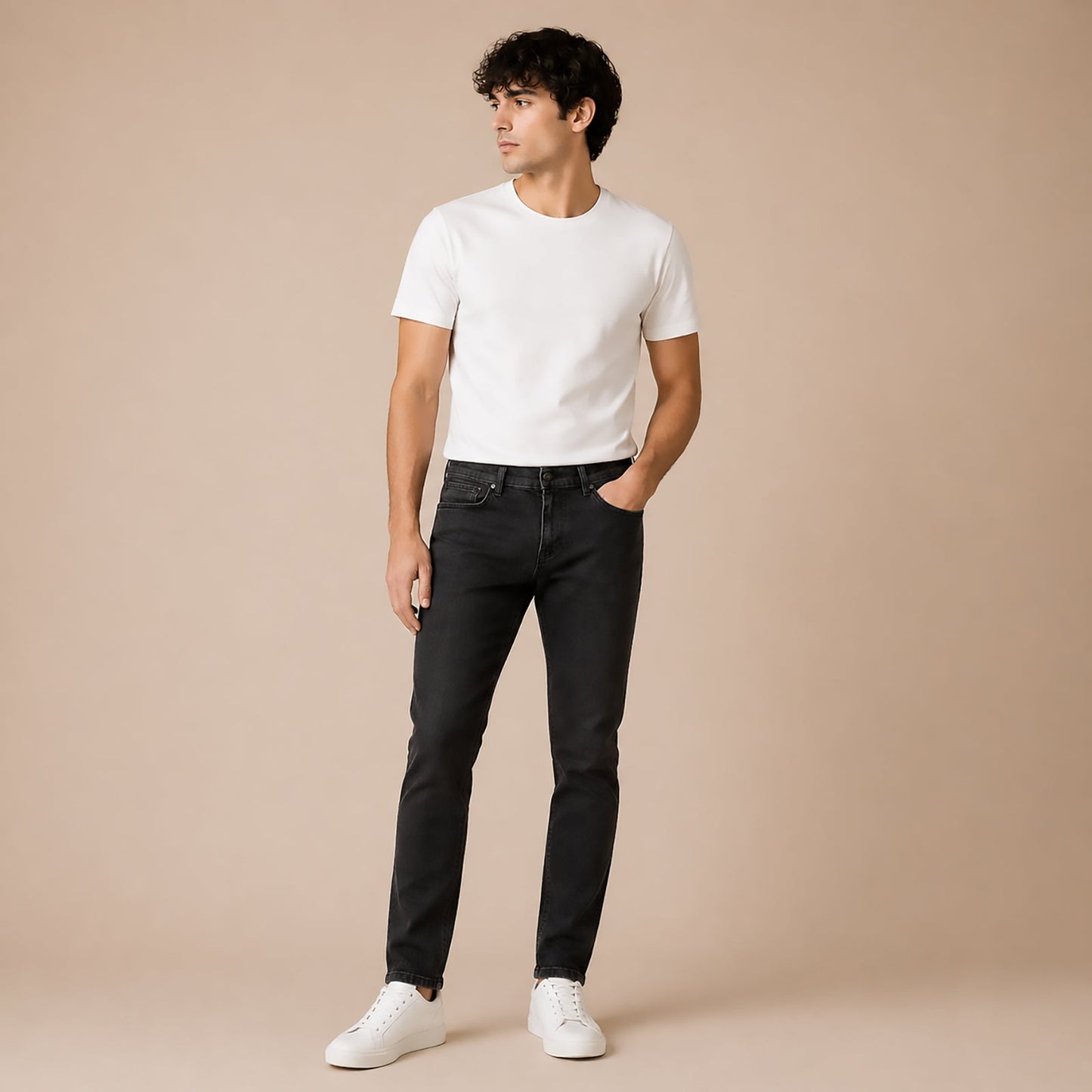 reiss denim mens black skinny jeans size 32 w32 slim fit casual pants by Reiss – JEANS | RewearableUK