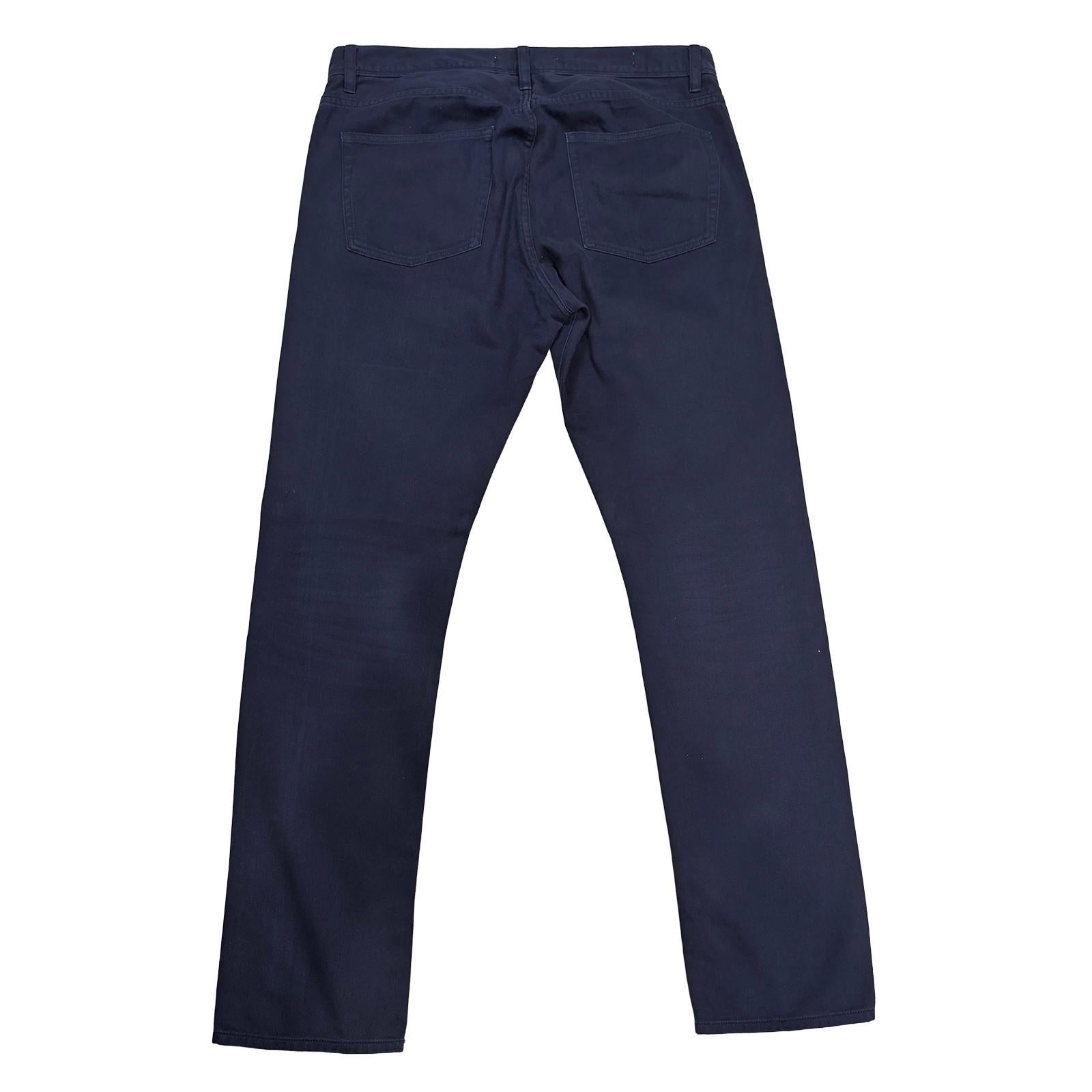 reiss drake mens trousers size 34 navy blue slim fit 5 pocket casual pants by Navy – | RewearableUK