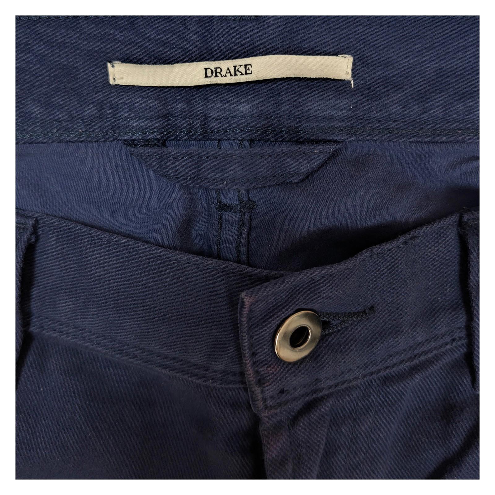 reiss drake mens trousers size 34 navy blue slim fit 5 pocket casual pants by Navy – | RewearableUK