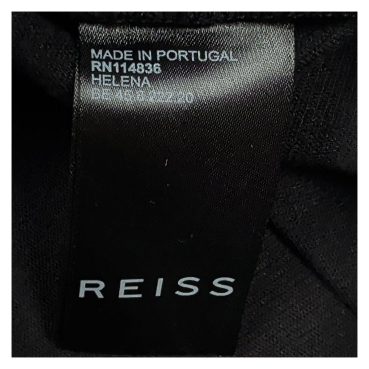 Reiss Helena Crop Top Size S Black V Neck Sleeveless Zip Back Structured – product photo 2 | RewearableUK