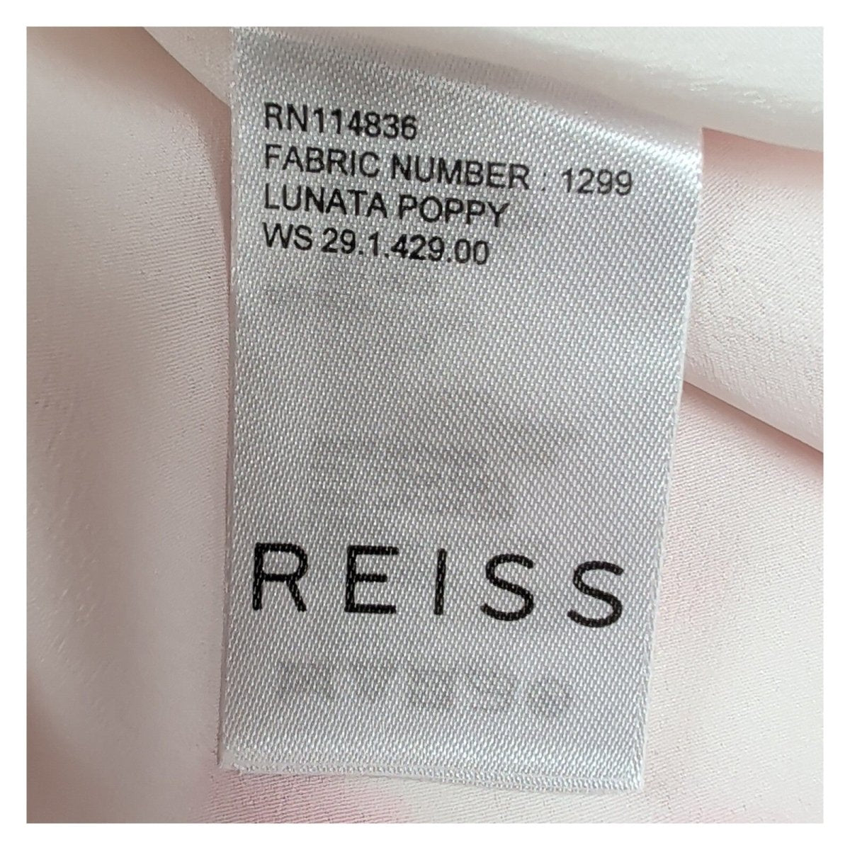 Reiss Lunata Poppy 100% Silk Dress UK 8 Floral Fit Flare Wedding Guest – product photo 3 | RewearableUK