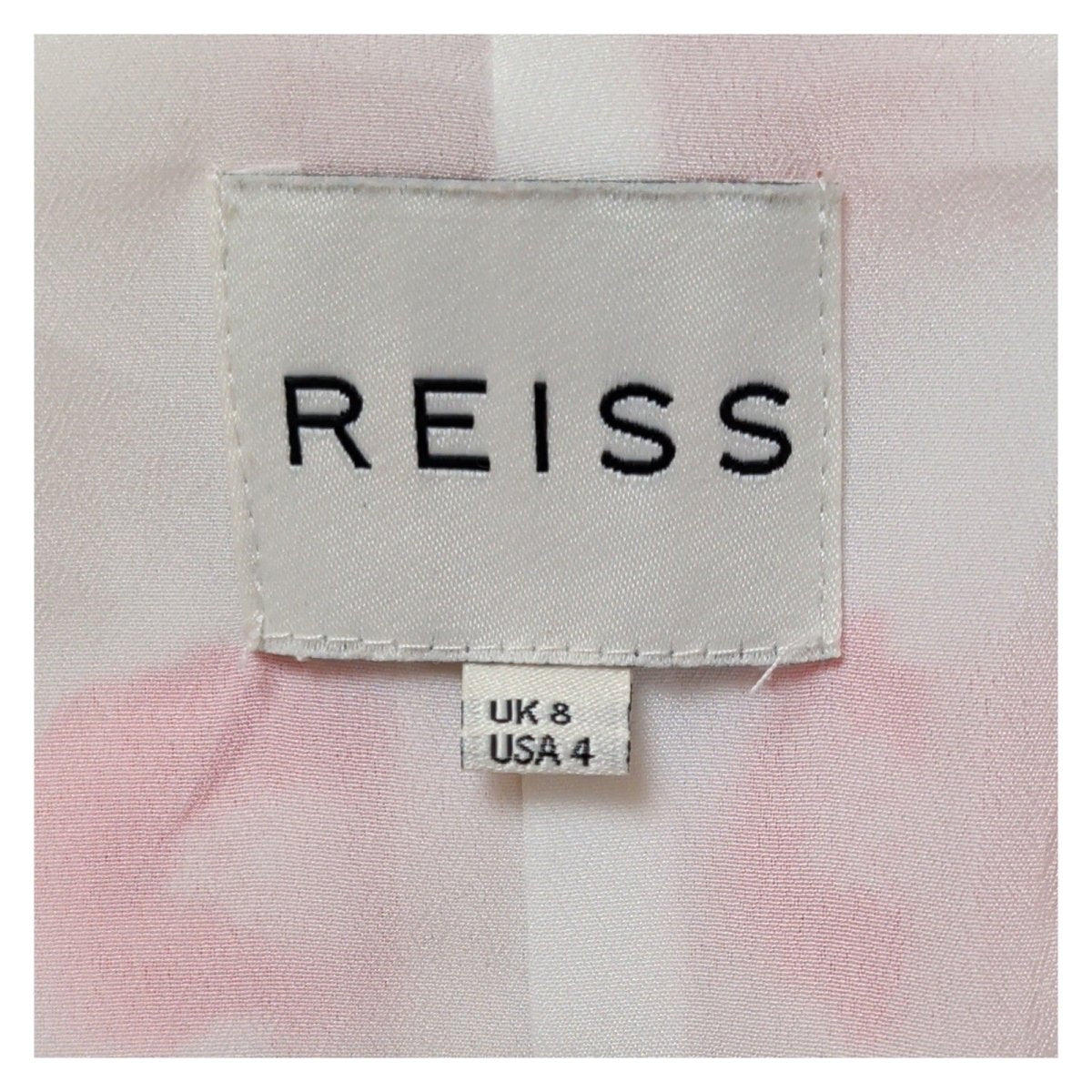 Reiss Lunata Poppy 100% Silk Dress UK 8 Floral Fit Flare Wedding Guest – product photo 5 | RewearableUK