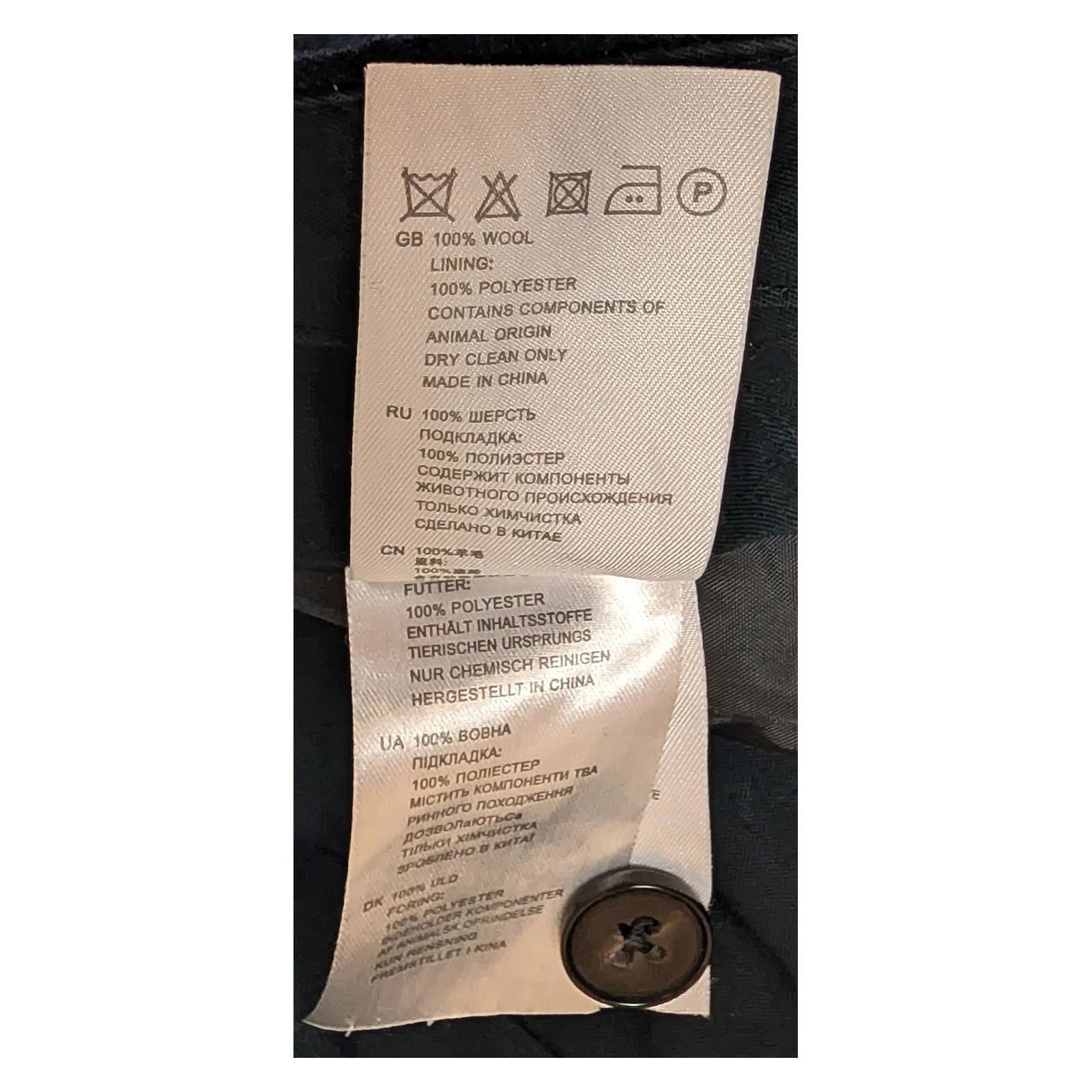 Reiss Marvel T Navy Check Wool Trousers Men's W36 Side Adjusters Tailored Suit by Reiss – | RewearableUK